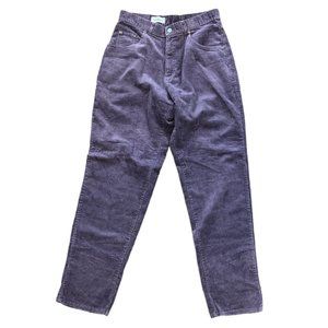 Vintage L.L. Bean RARE Purple Corduroy Pants Pocket